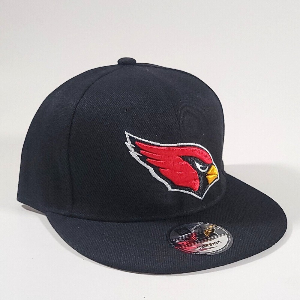 Arizona Cardinals Hat New Era Adjustable Snapback Cap Black / Red NFL Football